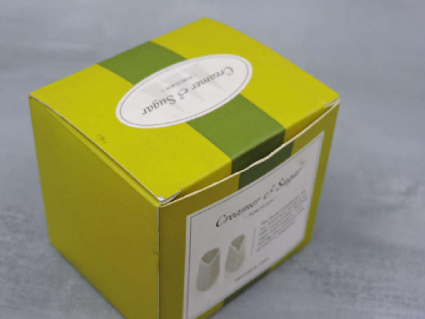 Tea Forte Sugar and Creamer White Porcelain Set