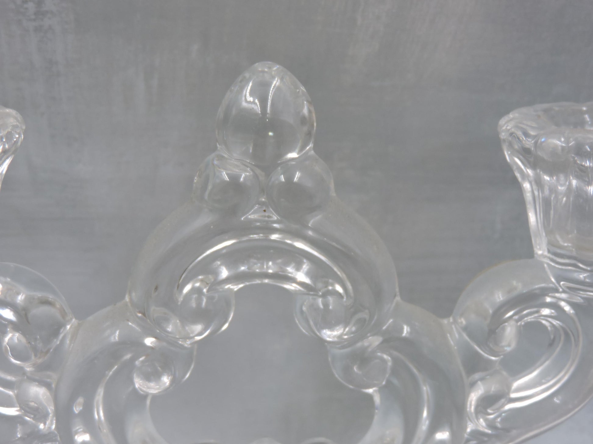 Cambridge Etched Double Candlestick Holder