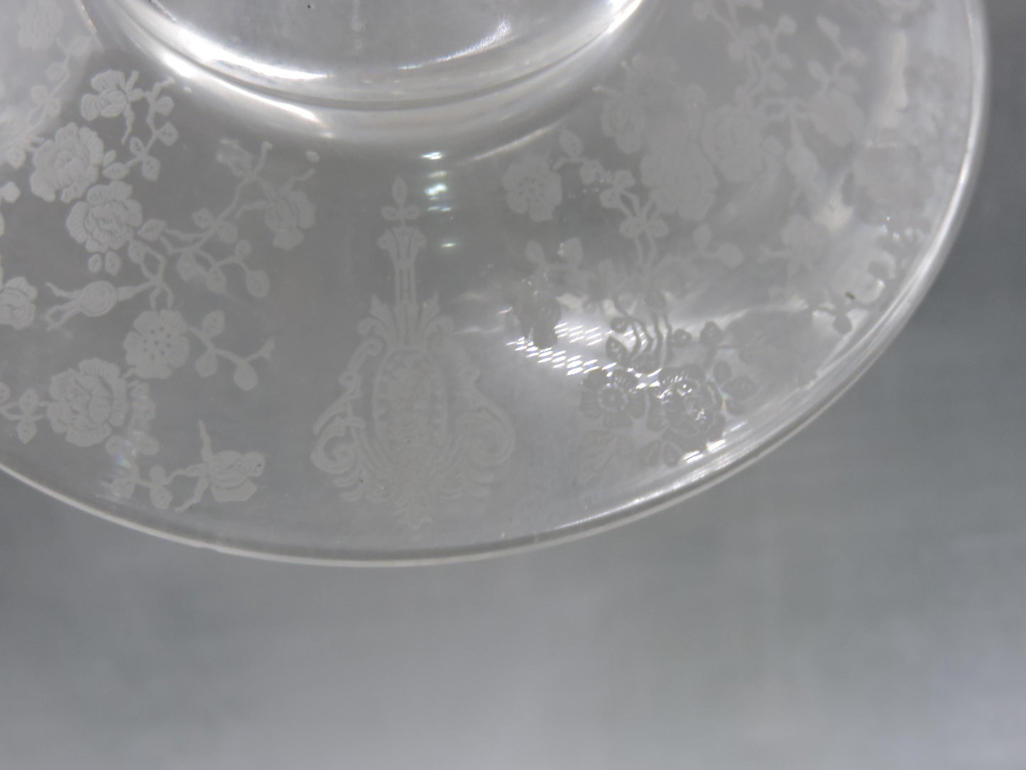 Cambridge Etched Double Candlestick Holder