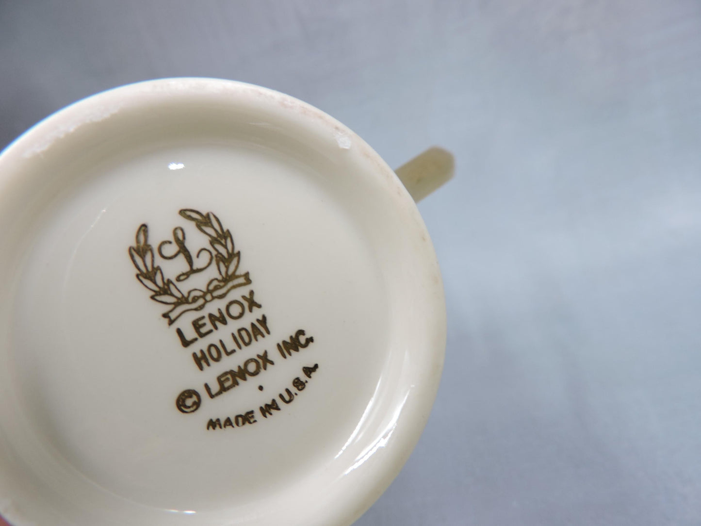 Lenox holiday Tea Cup Set of 6 #136