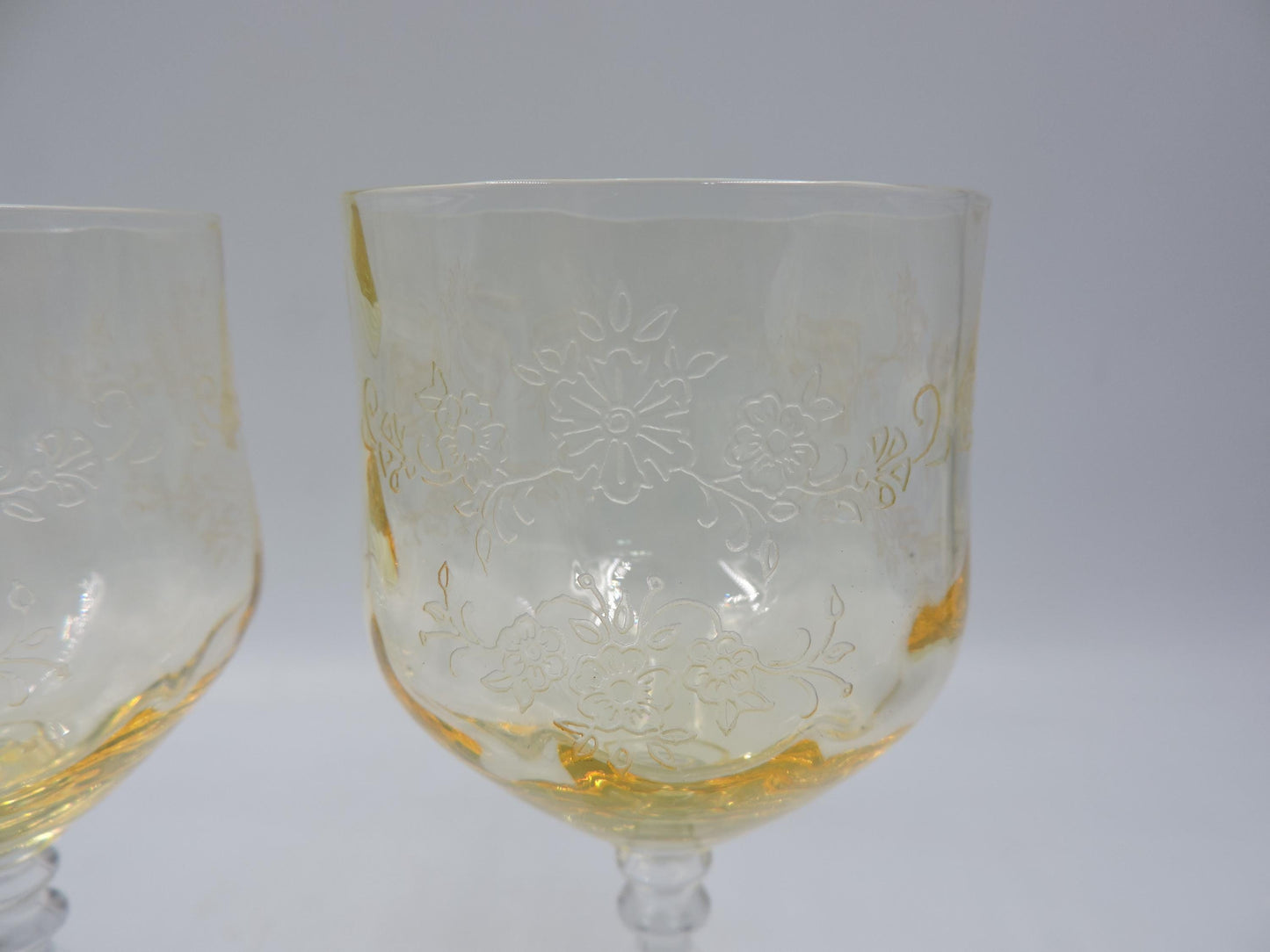 Frostria Etsy Yellow Claret Set of 2