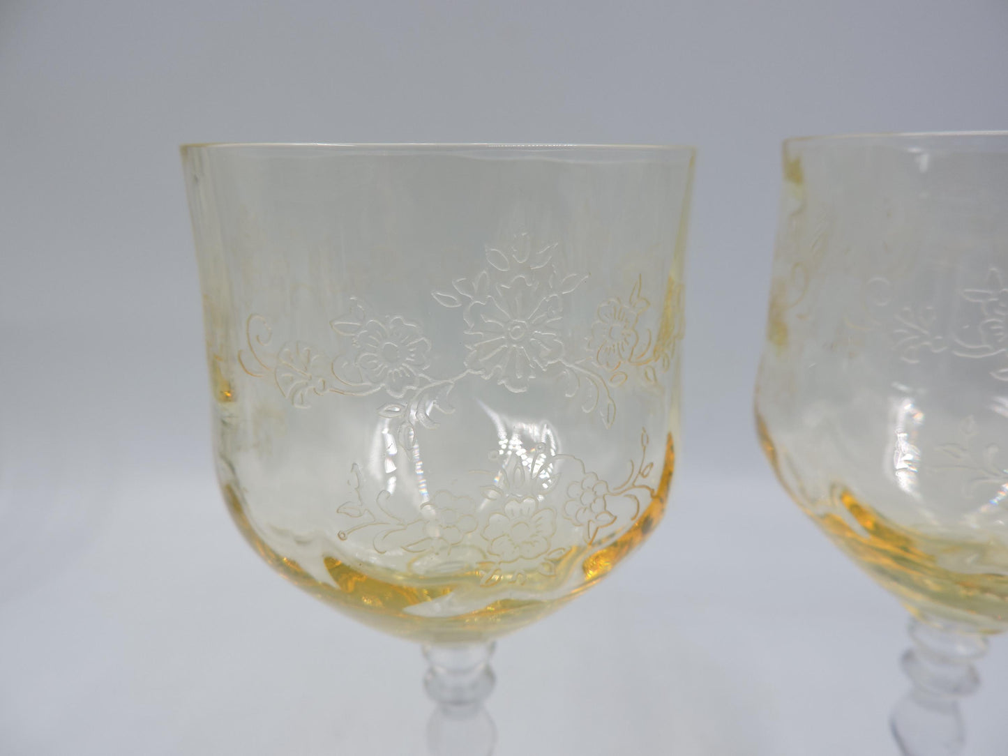 Frostria Etsy Yellow Claret Set of 2