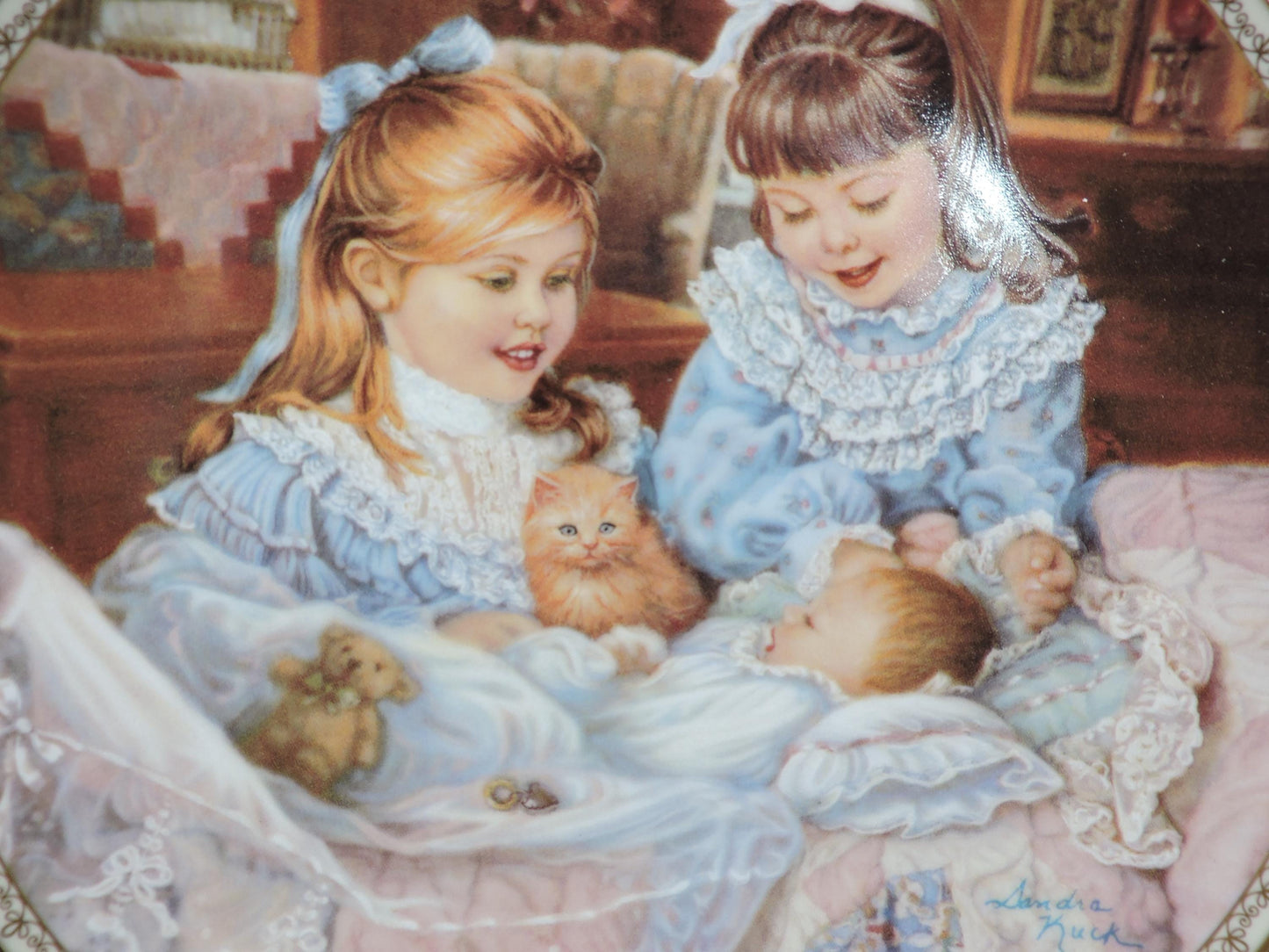 Sandra Kuck "Little One" wall deco plate #1322