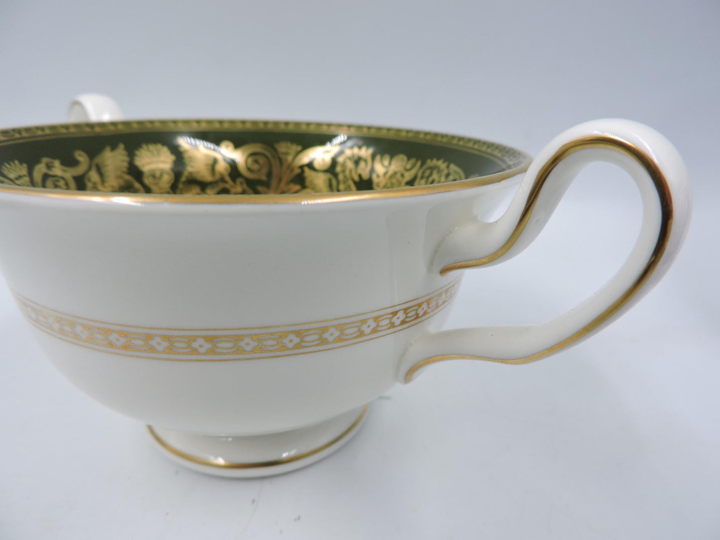 Wedgwood Florentine Green Gold W4170 Soup Cup