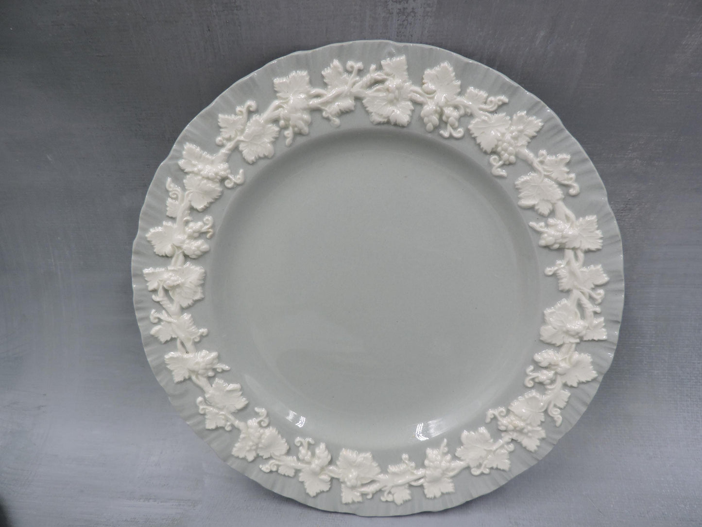 Wedgwood Queens ware Grey Shell Edge Salad Plate set of 4