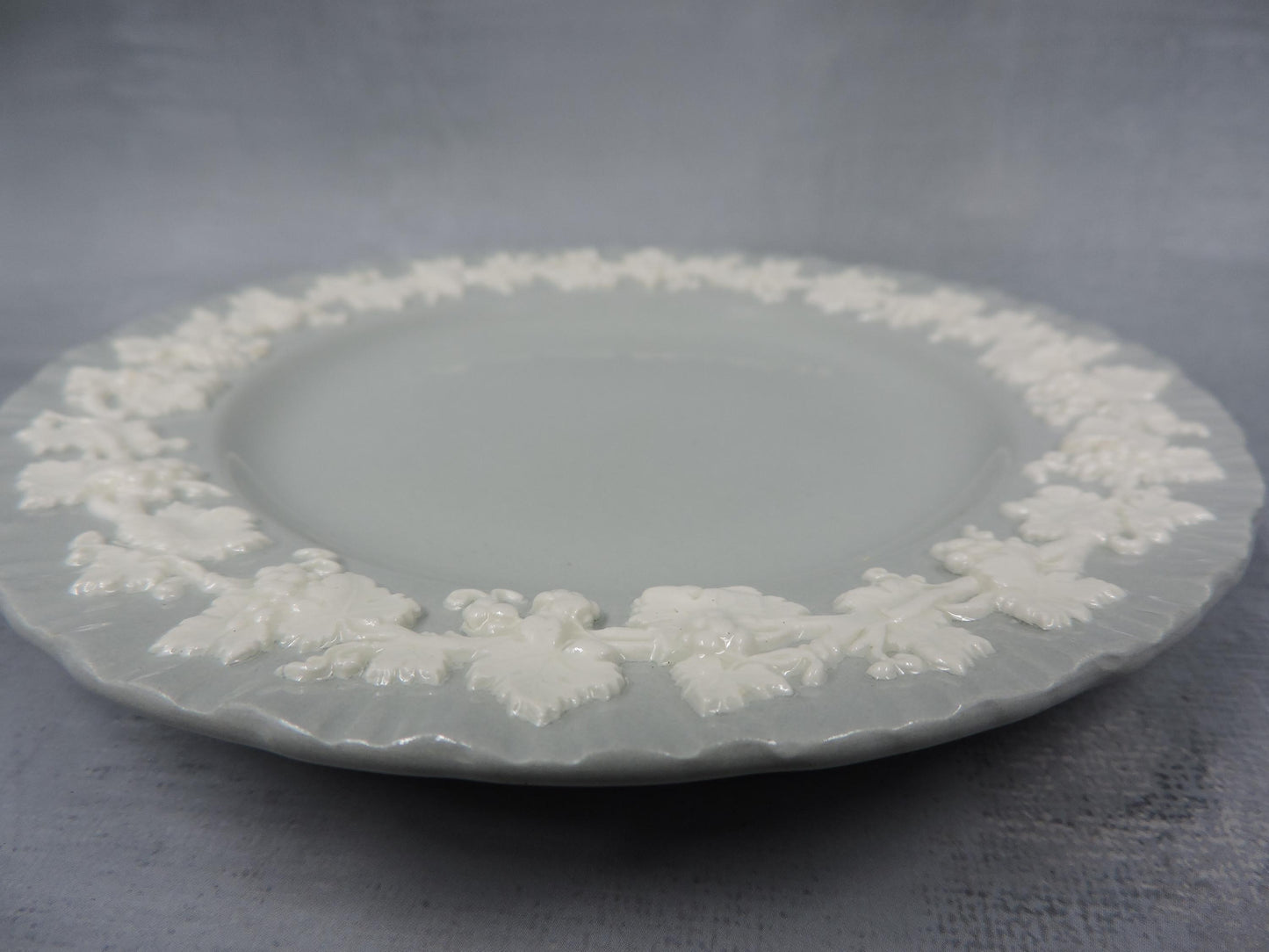 Wedgwood Queens ware Grey Shell Edge Salad Plate set of 4