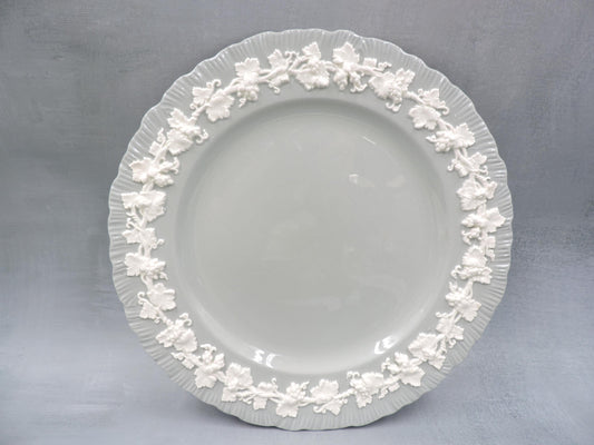 Wedgwood Queens ware Grey Shell Edge Luncheon Plate