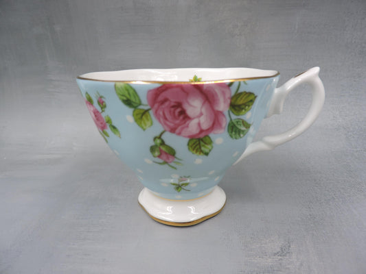 Royal Albert Polka Blue Tea Cup