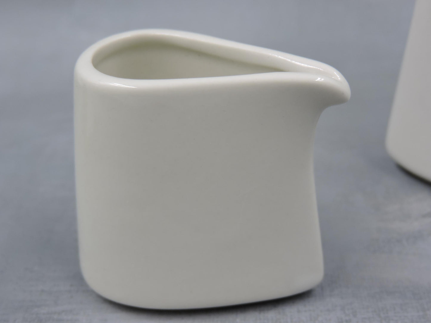 Tea Forte Sugar and Creamer White Porcelain Set