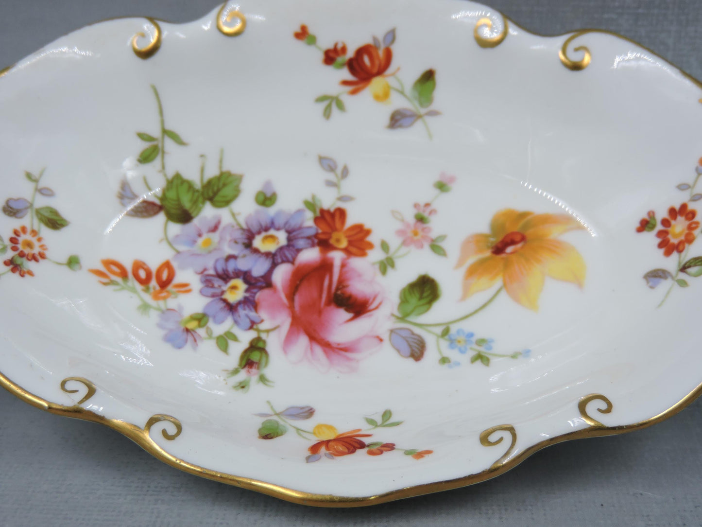 Royal Crown Derby Salt and Pepper Shaker with Tray