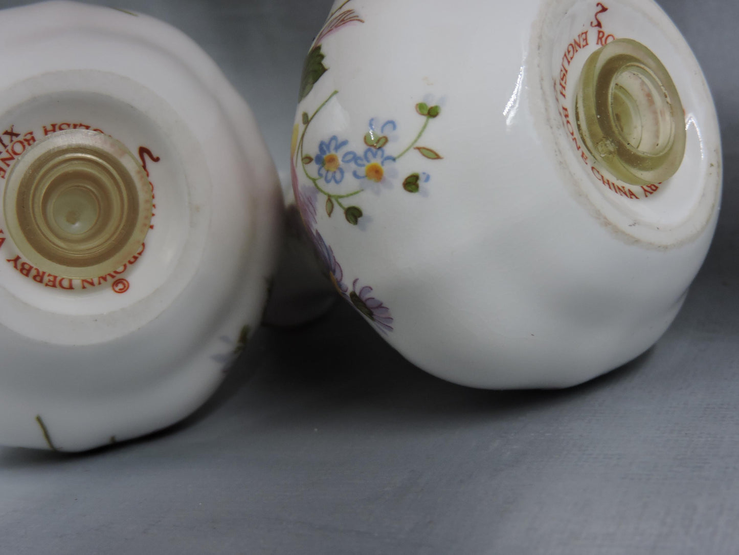 Royal Crown Derby Salt and Pepper Shaker with Tray