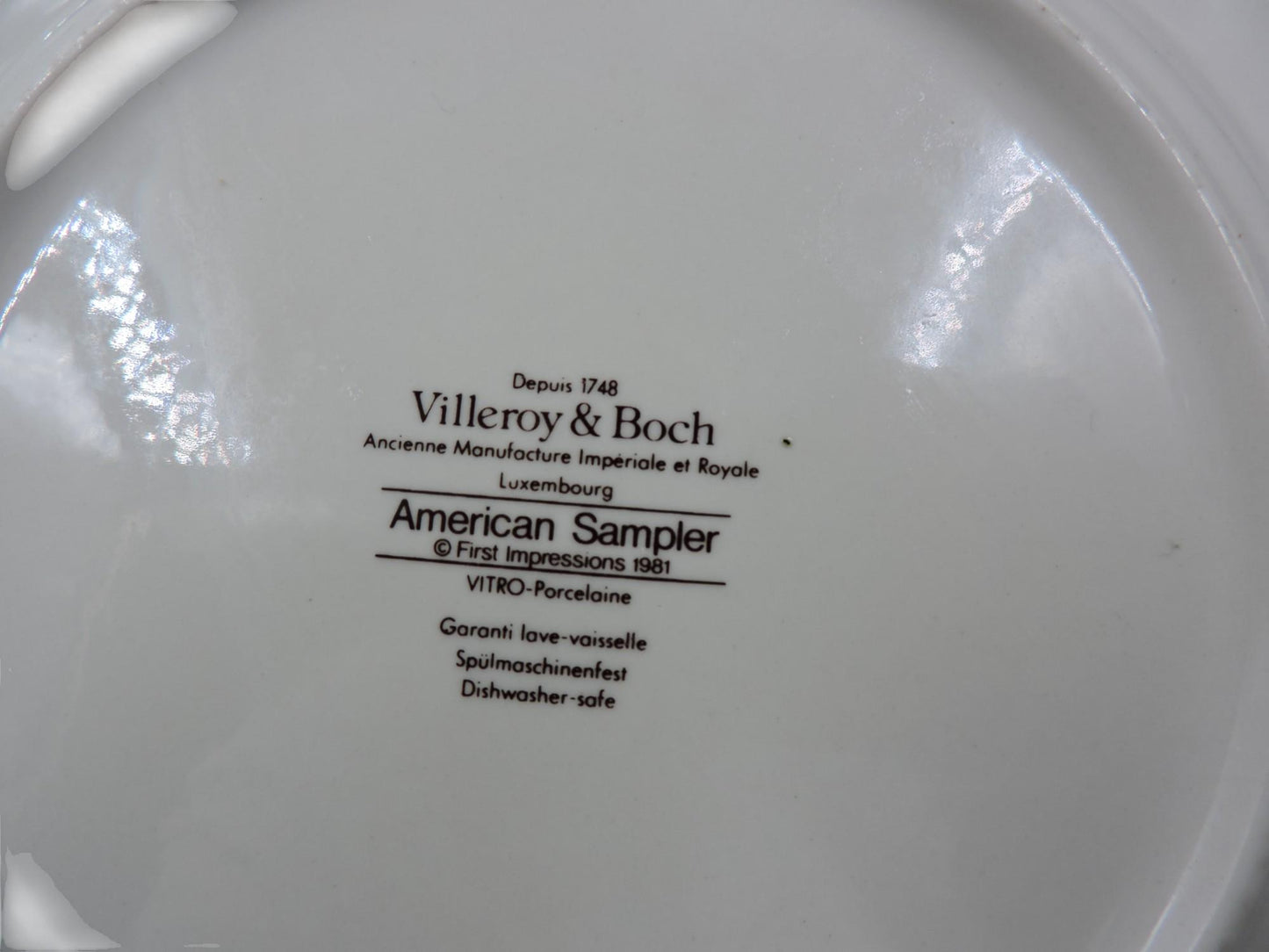 Villeroy & Boch American Sampler Dinner plate (s)
