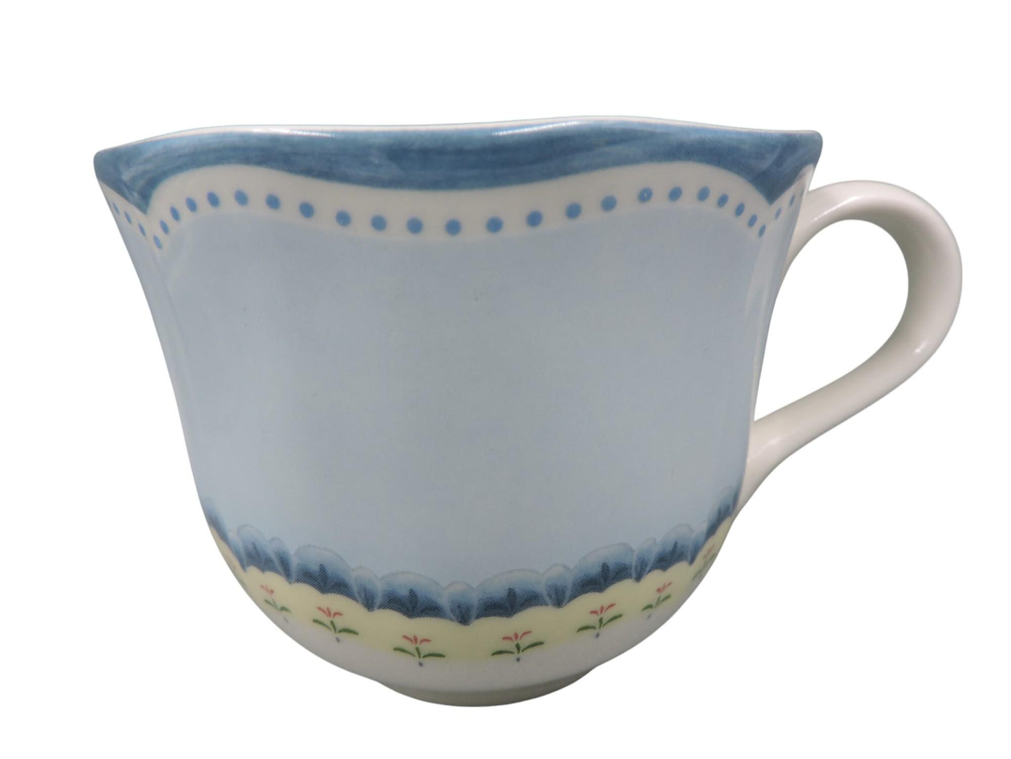 Lenox Provençal Garden Sky Breakfast Cup and Saucer Set Set of 4