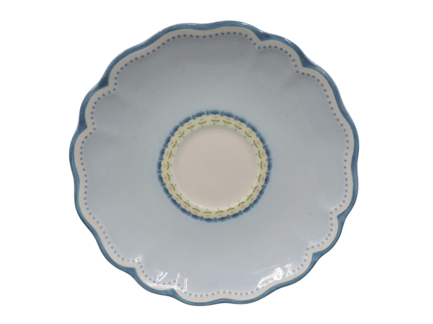 Lenox Provençal Garden Sky Breakfast Cup and Saucer Set Set of 4