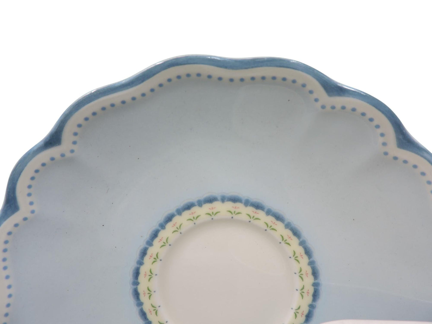 Lenox Provençal Garden Sky Breakfast Cup and Saucer Set Set of 4