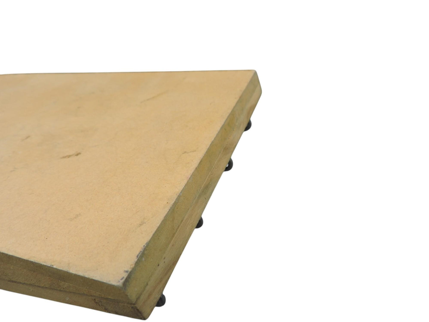 Vintage Wood Key Ring Holder With Gemstone Ragini Painting