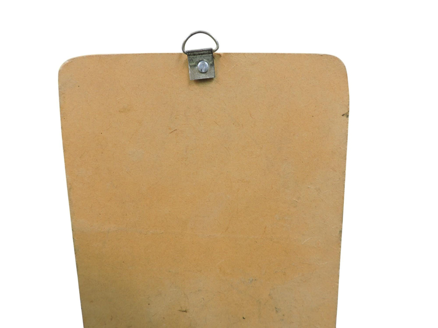 Vintage Wood Key Ring Holder With Gemstone Ragini Painting