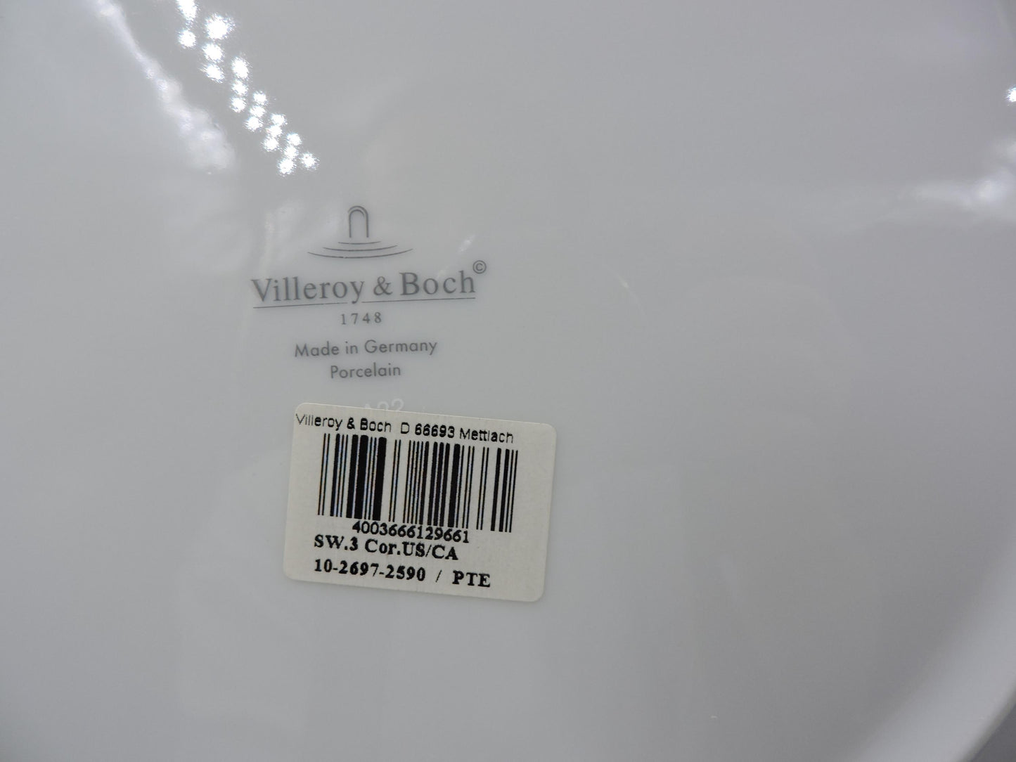 Villeroy & Boch Cordoba 12" Chop Plate/Round Platter
