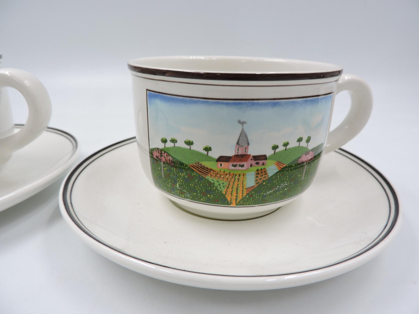 Villeroy and Boch Naif Tea cup & Saucer Set of 2