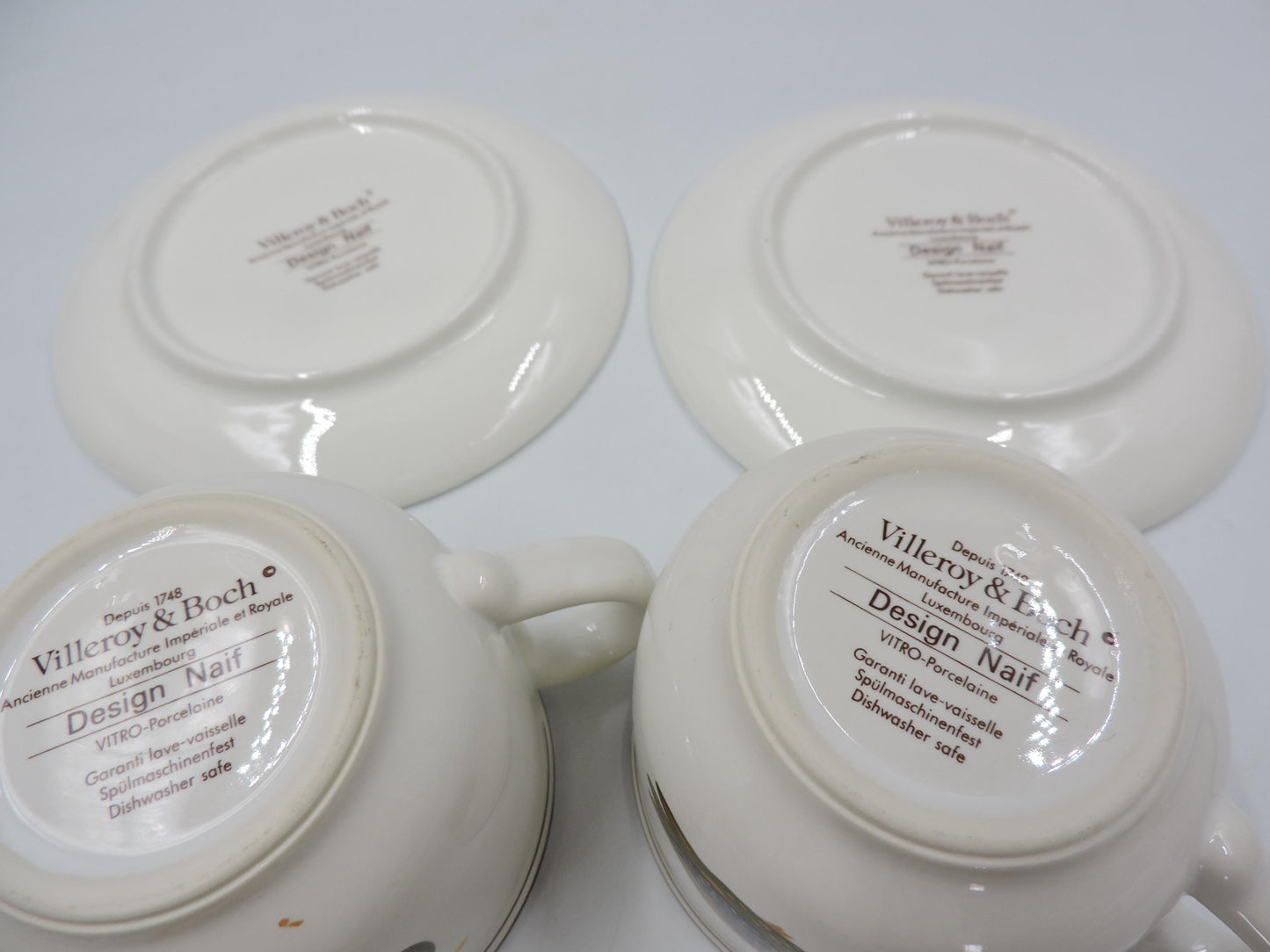 Villeroy and Boch Naif Tea cup & Saucer Set of 2