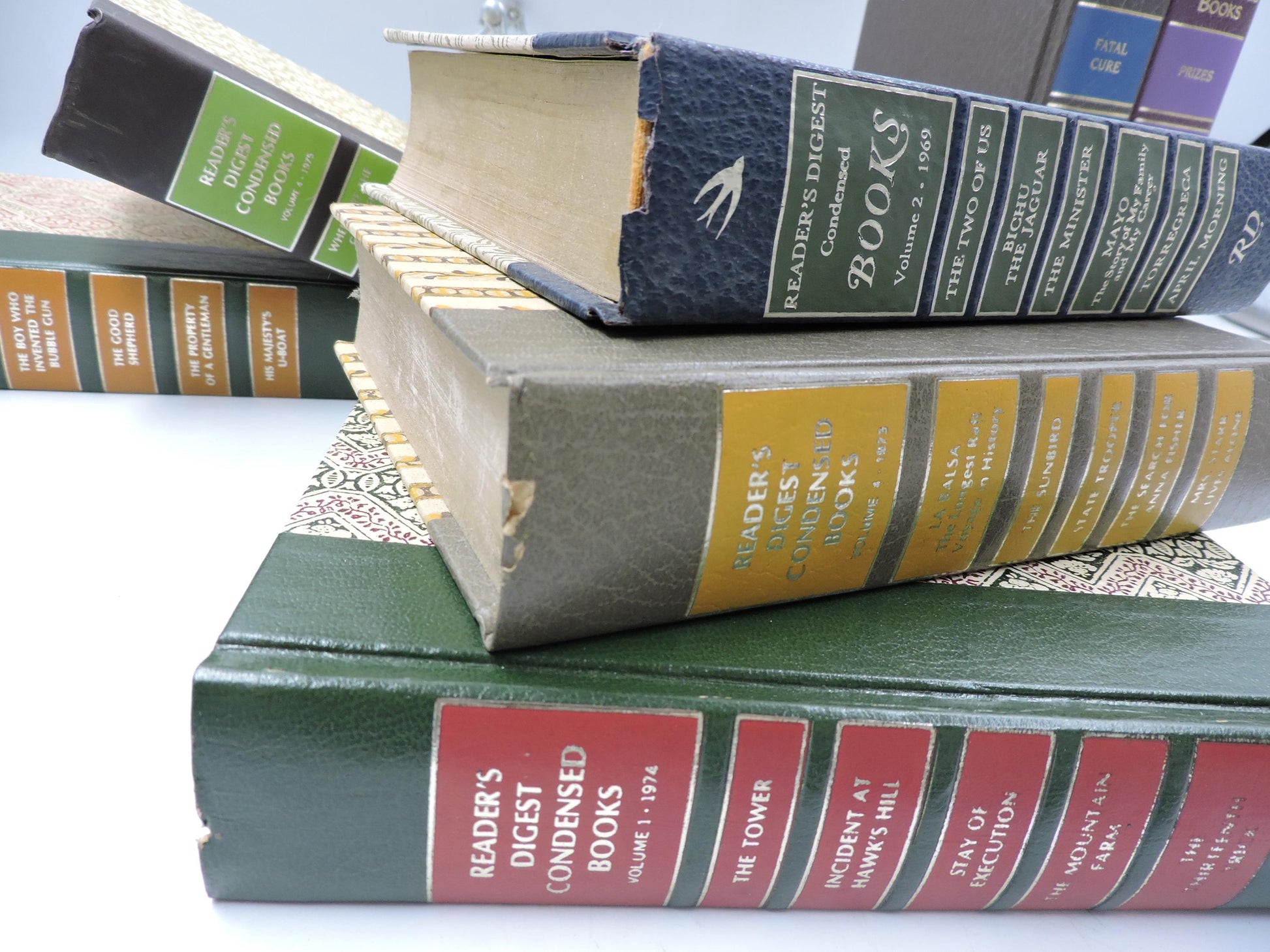 Used Vintage Books Set of 8