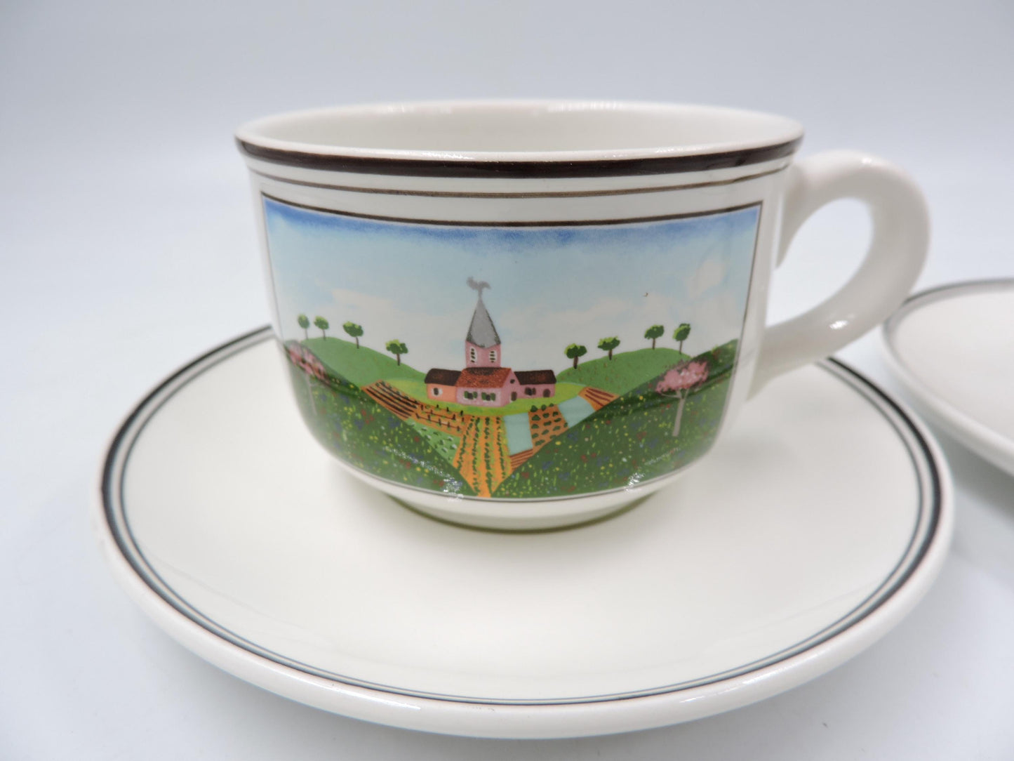 Villeroy and Boch Naif Tea cup & Saucer Set of 2