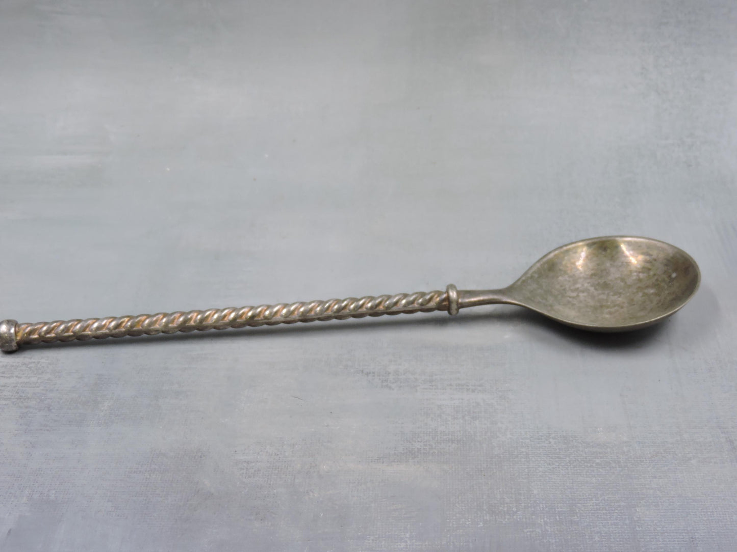 Vintage Italian Silverplate Salad Spoon #123