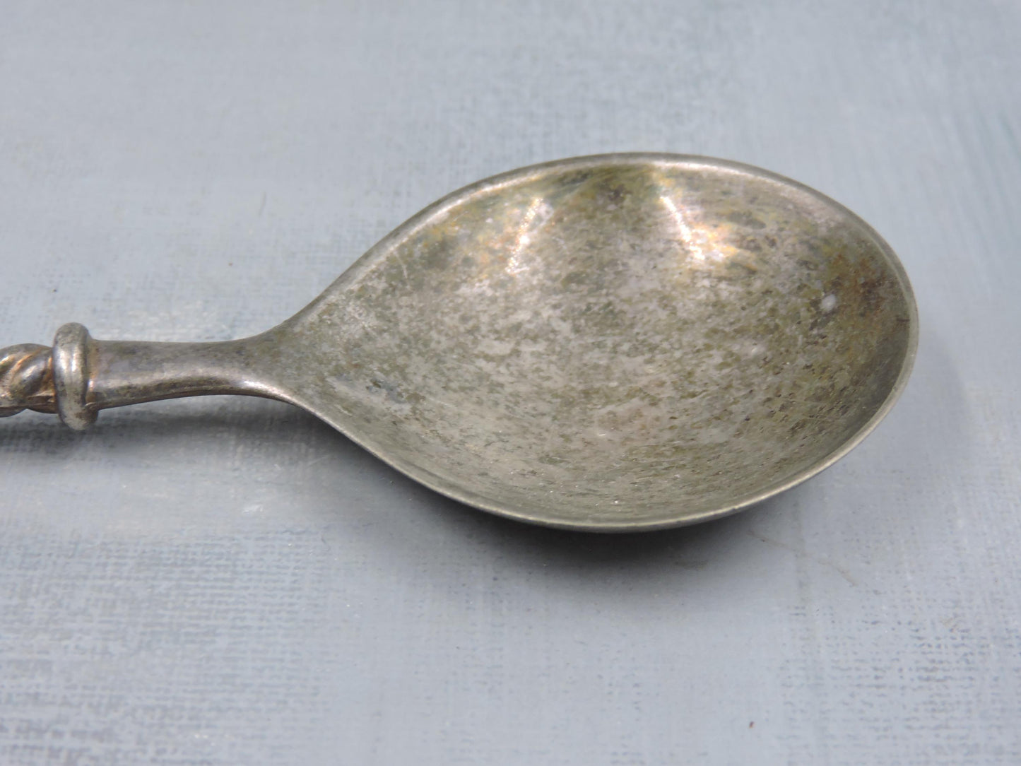 Vintage Italian Silverplate Salad Spoon #123