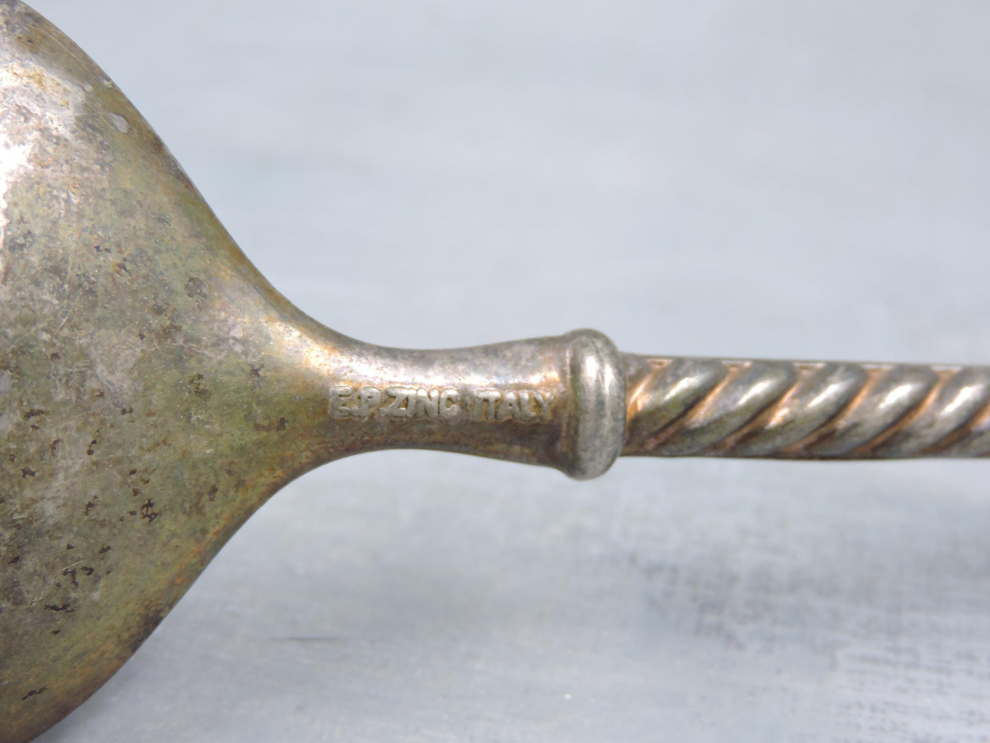 Vintage Italian Silverplate Salad Spoon #123