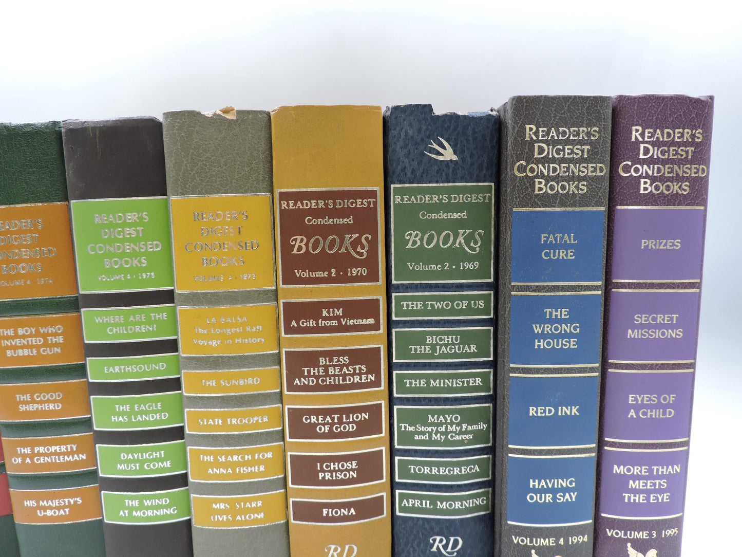 Used Vintage Books Set of 8