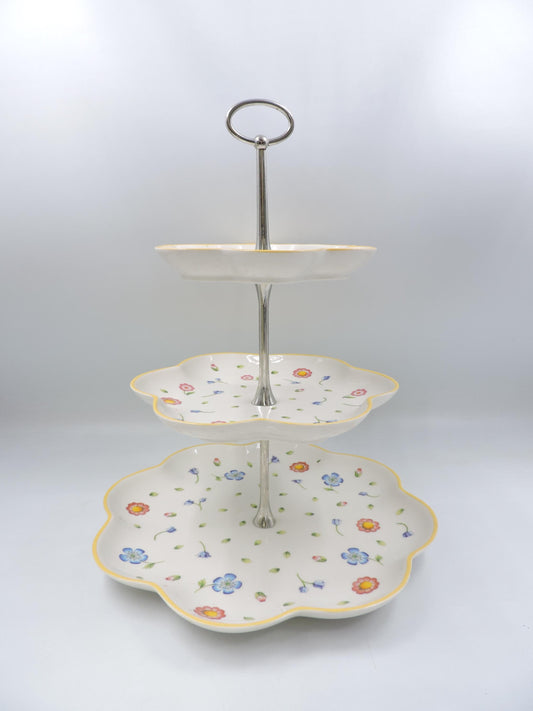 Villeroy Boch Easter Delight 3 Tiered Cake Stand Serving Tray #138