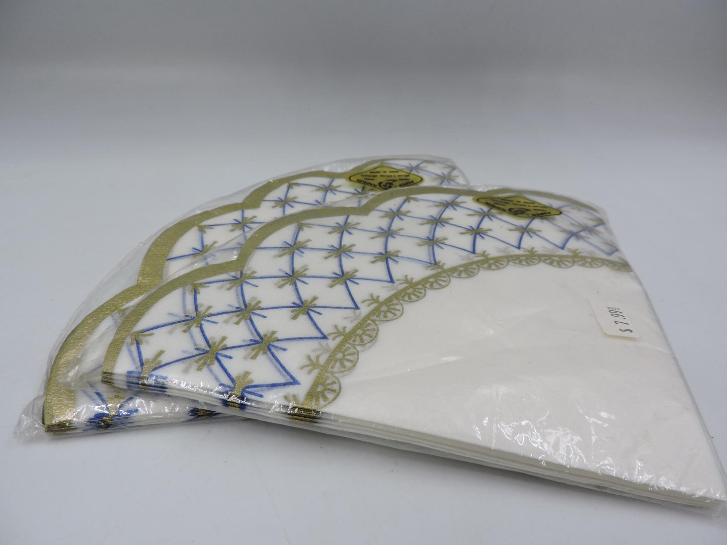 Romonosov cobalt net napkin 2Set #140