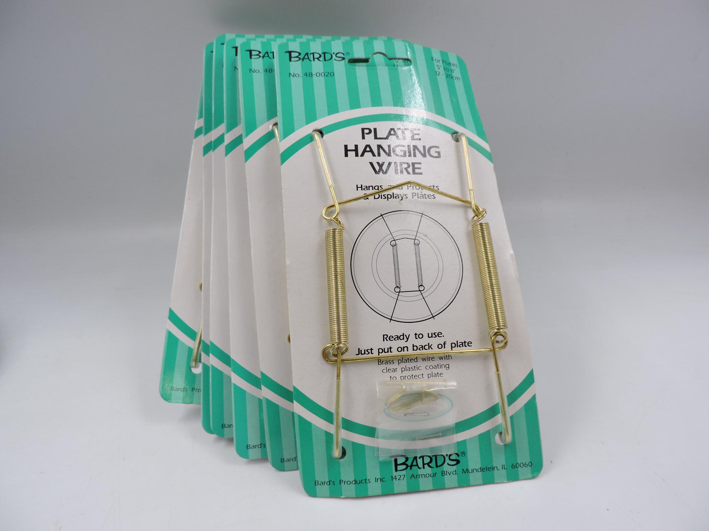 Bards Plate Hanging wire 5-8" Set of 6