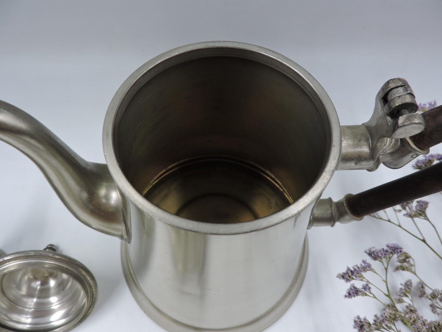 Vintage Pewter Metawa Holland Pot, Sugar Bowl