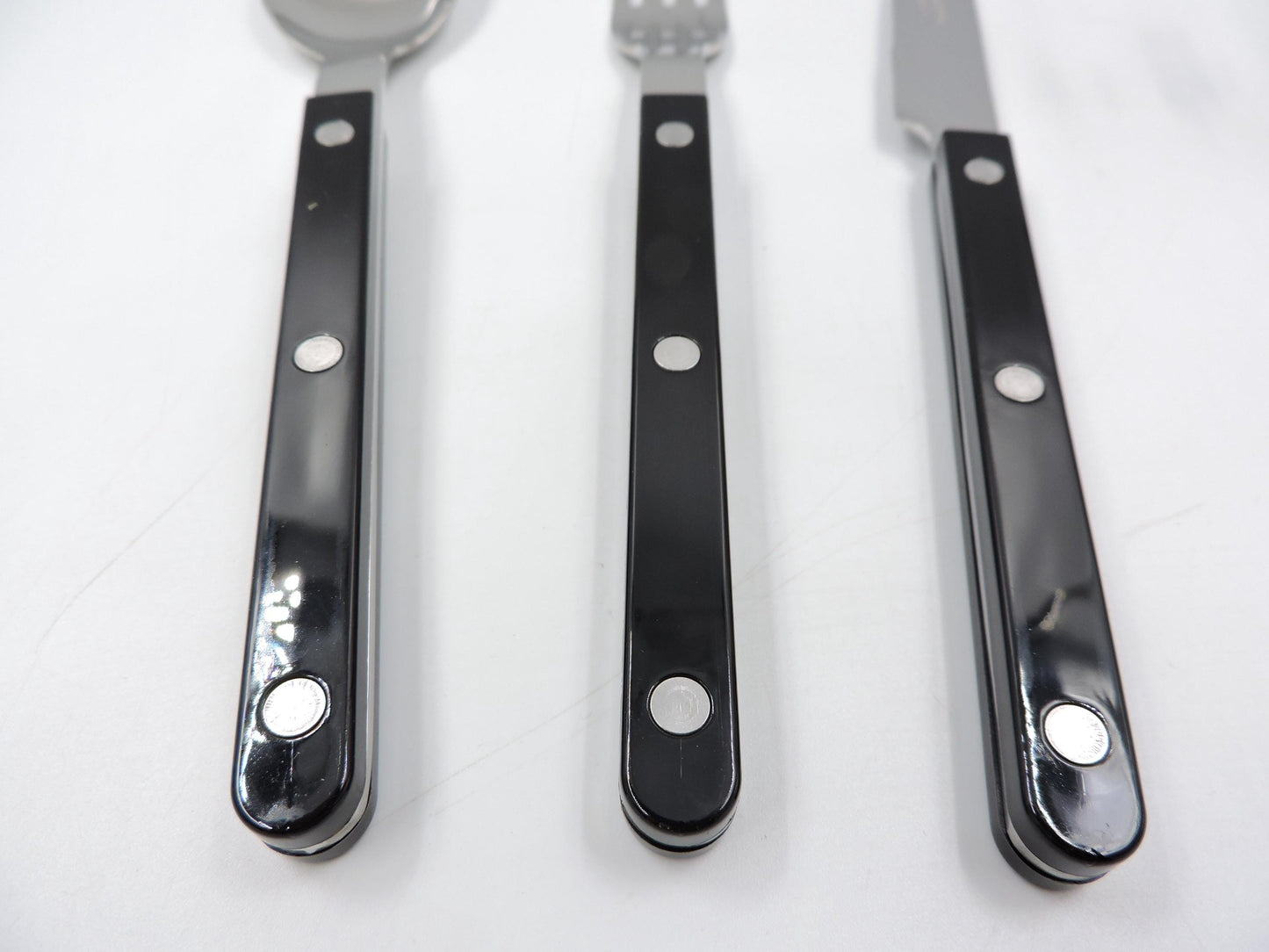 Sabre Bistrot Flatware Black – 3‑Piece Set