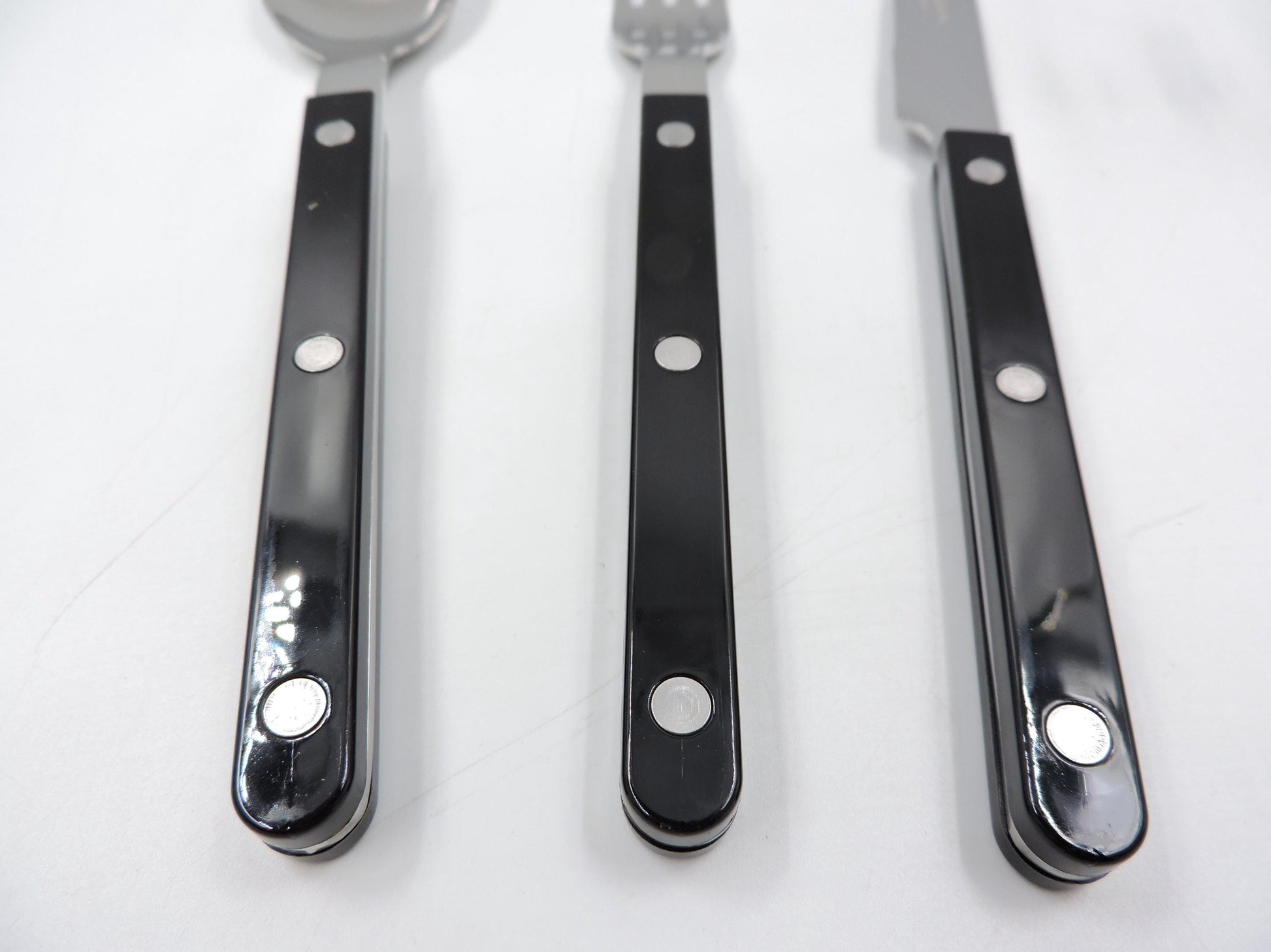 Sabre Bistrot Flatware Black – 3‑Piece Set