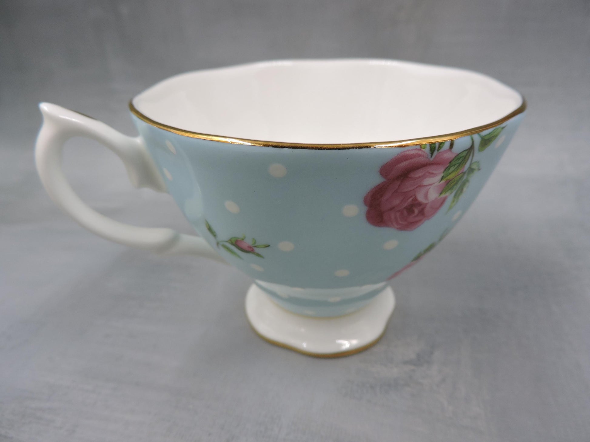 Royal Albert Polka Blue Tea Cup