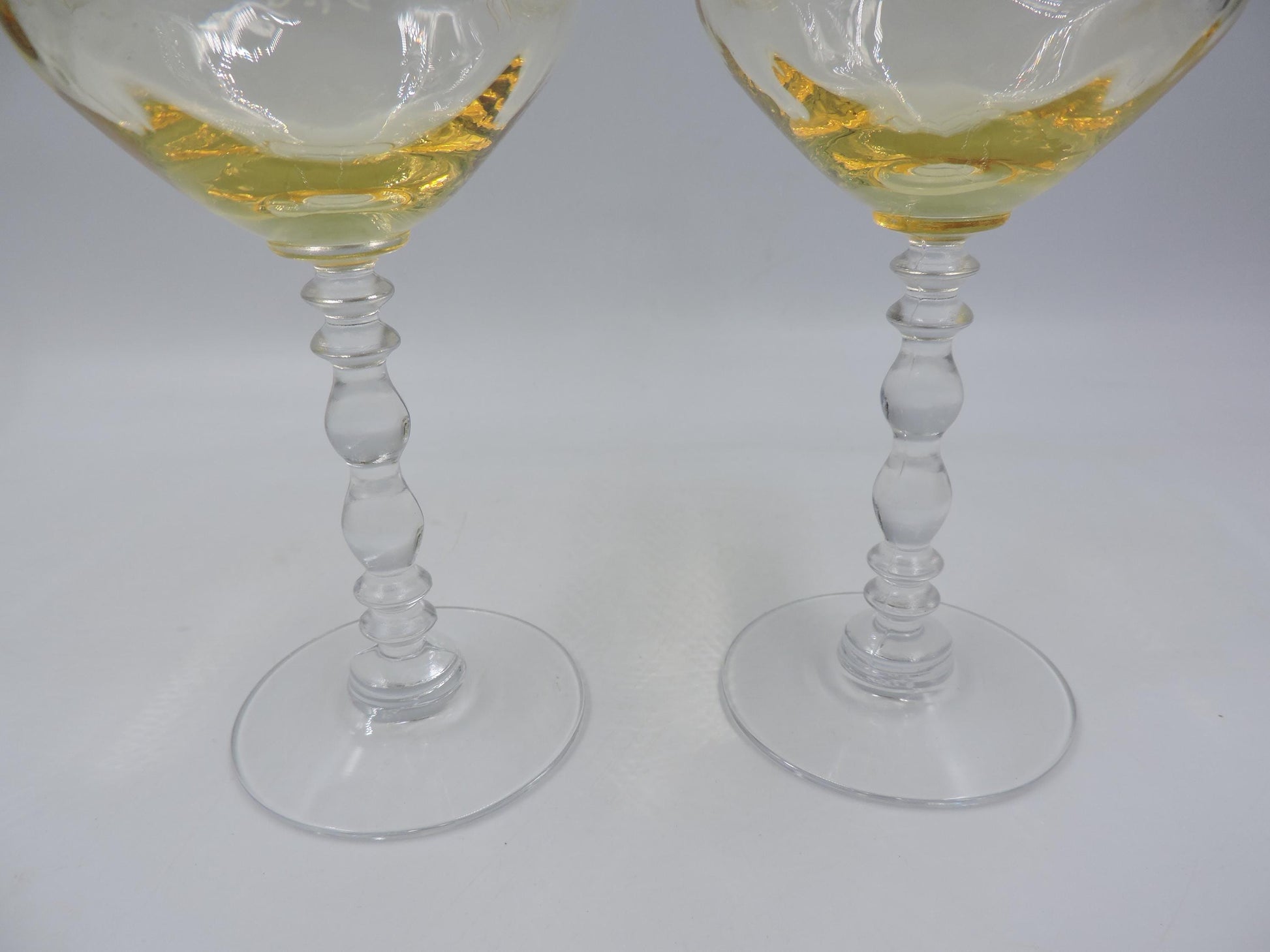Frostria Etsy Yellow Claret Set of 2