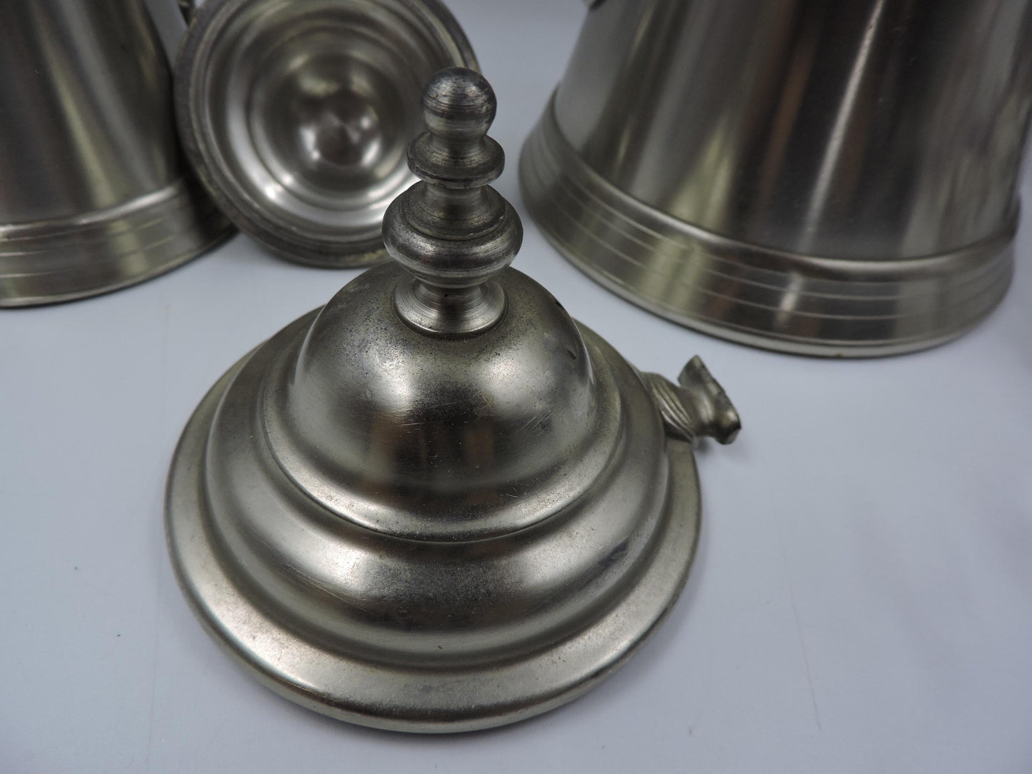 Vintage Pewter Metawa Holland Pot, Sugar Bowl