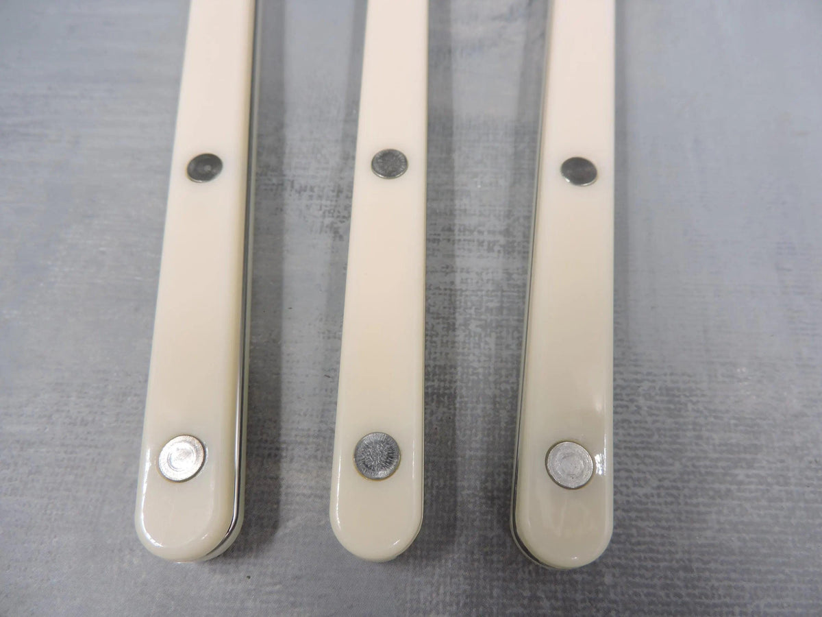 Sabre Bistrot Flatware – 3‑Piece Set , Ivory