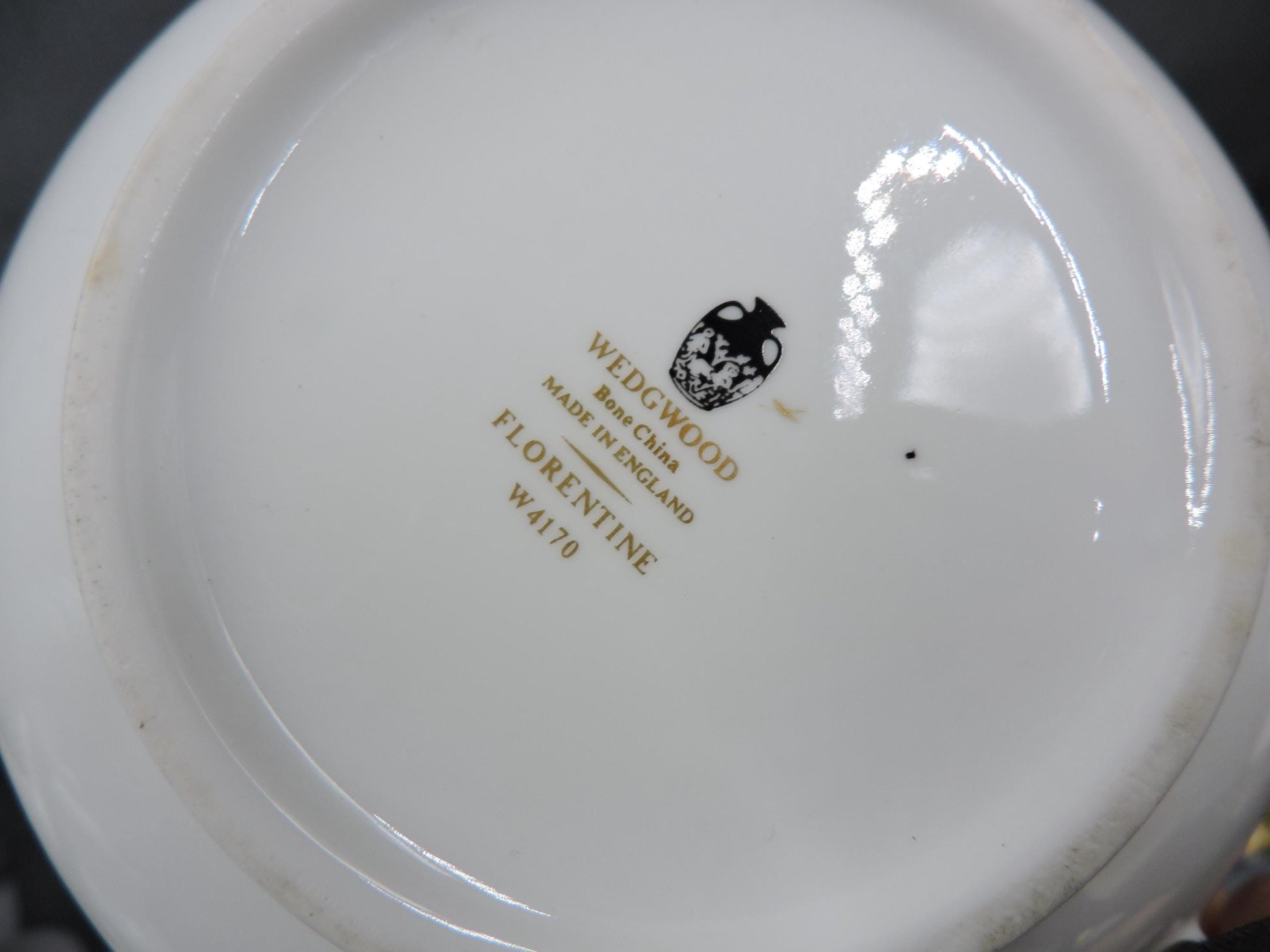 Wedgwood Florentine Green Gold W4170 Gravy boat (s)