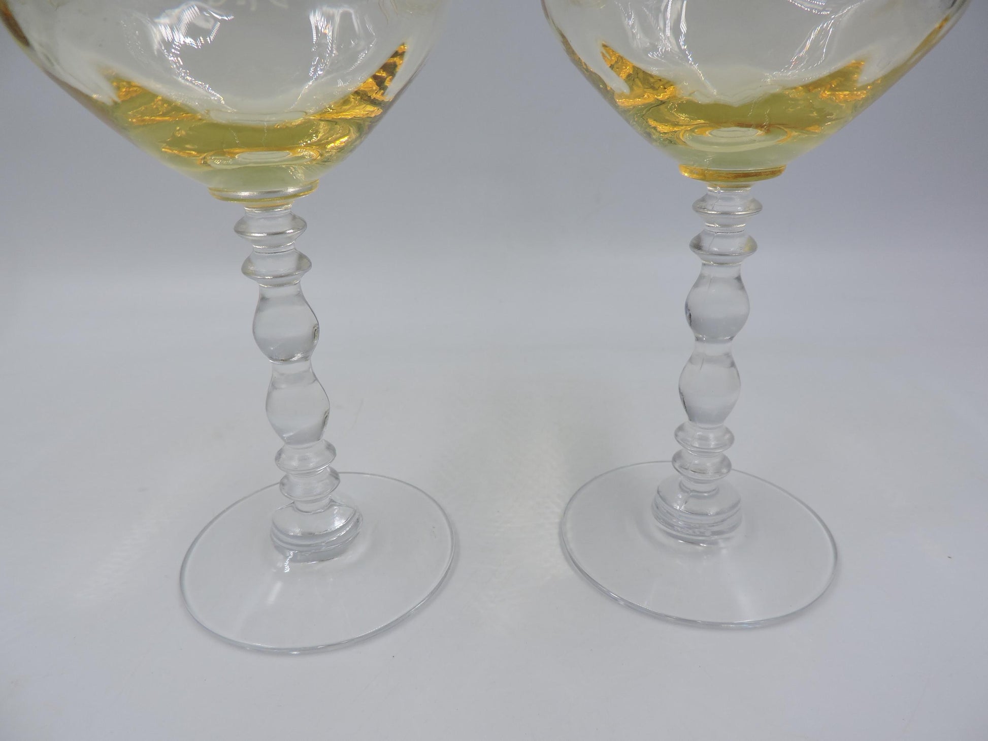 Frostria Etsy Yellow Claret Set of 2
