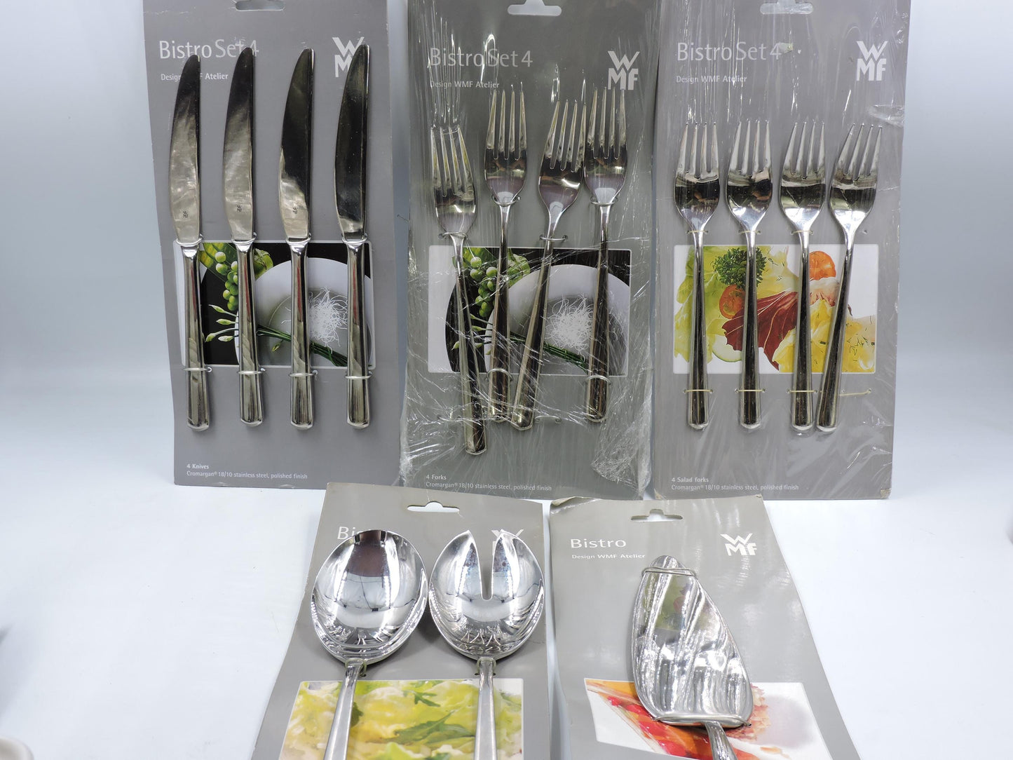 WMF Bistro Flatware Fork, Knife, Server
