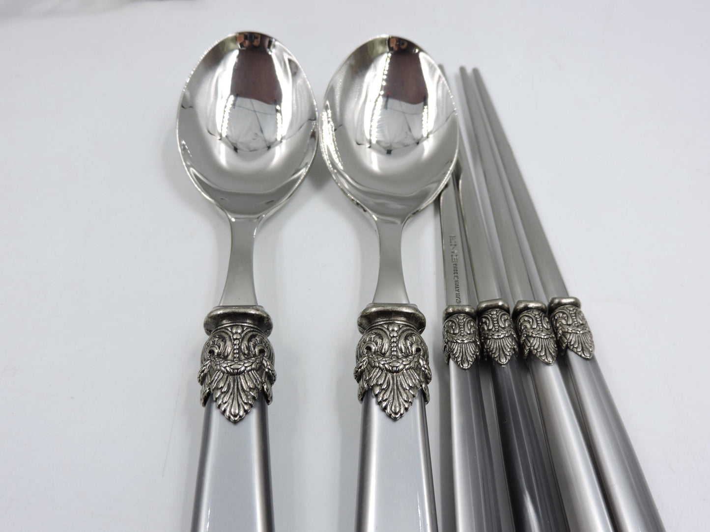 EME Flatware Napoleon Spoon, chopsticks 4pcs (Brand New)