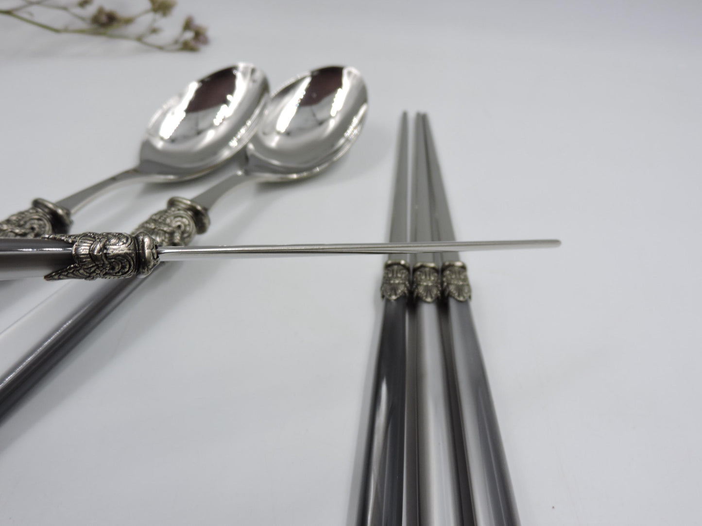 EME Flatware Napoleon Spoon, chopsticks 4pcs (Brand New)