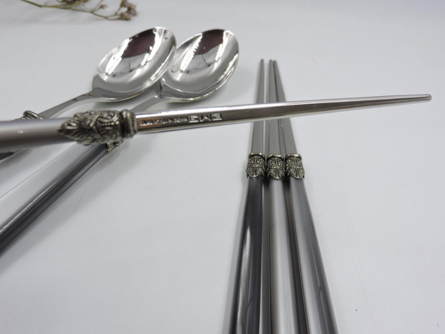 EME Flatware Napoleon Spoon, chopsticks 4pcs (Brand New)