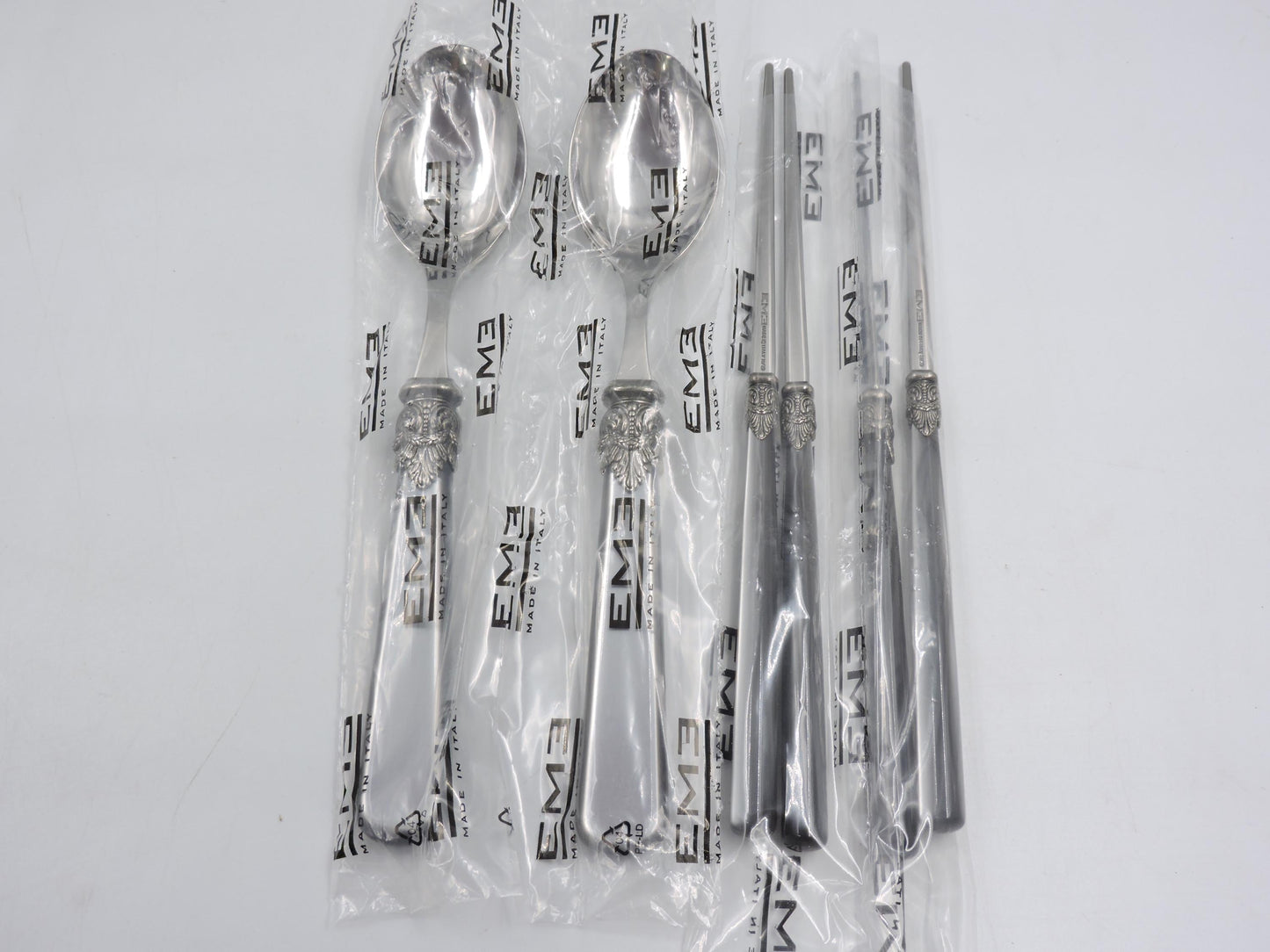 EME Flatware Napoleon Spoon, chopsticks 4pcs (Brand New)