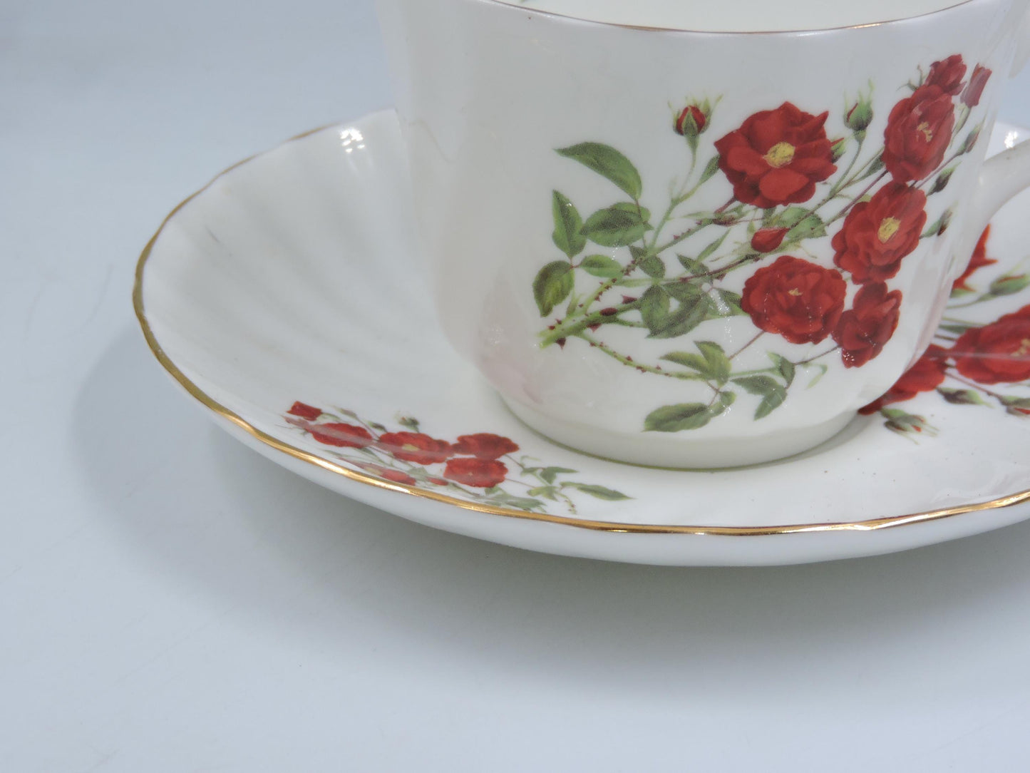 Heirloom Ceramic Tea Cup and Saucer