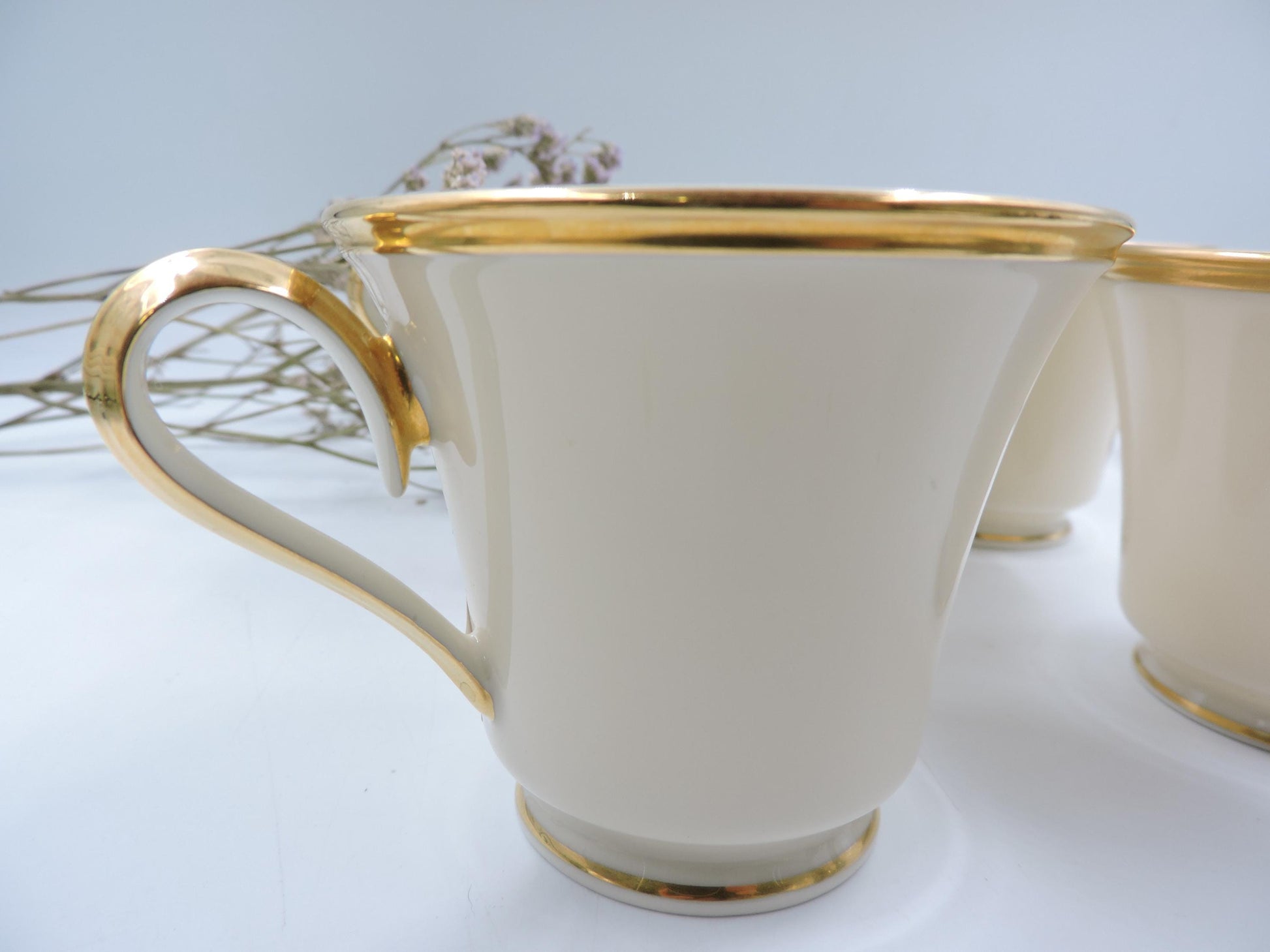 Lenox Eternal Tea Cup and Saucer set of 4