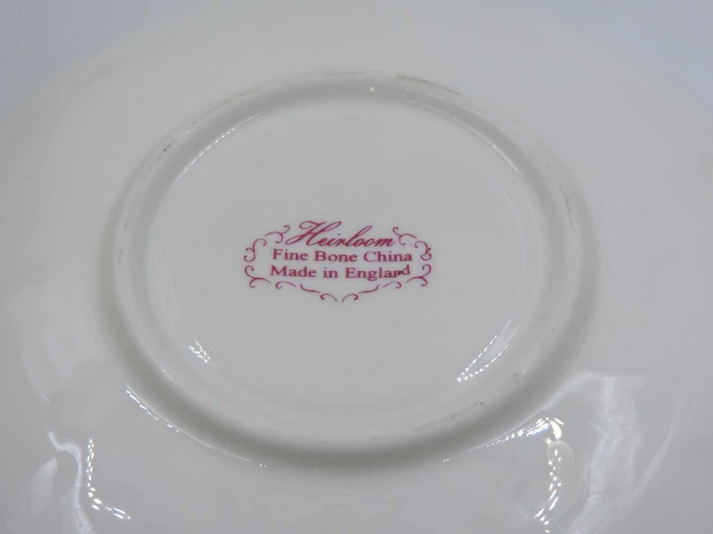 Heirloom Ceramic Tea Cup and Saucer